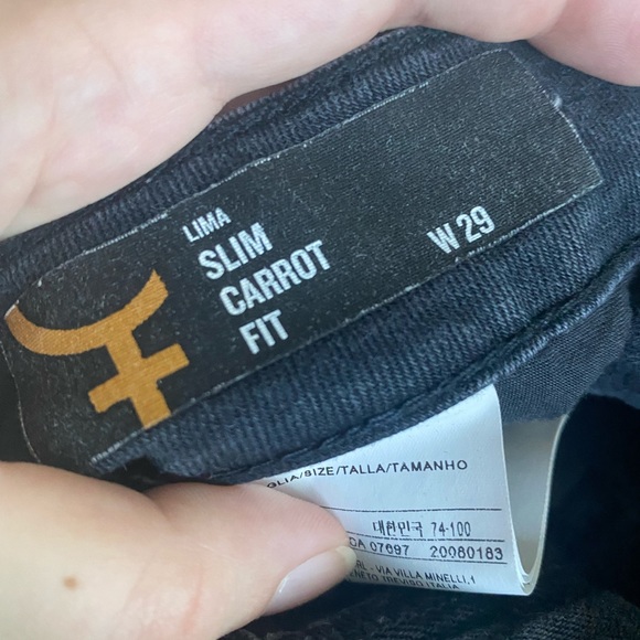 Sisley jeans with velvet size 29 - Picture 2 of 3